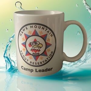Vintage Boy Scouts Scout Hawk Mountain Scout Reservation Camp Leader 2010 Mug
